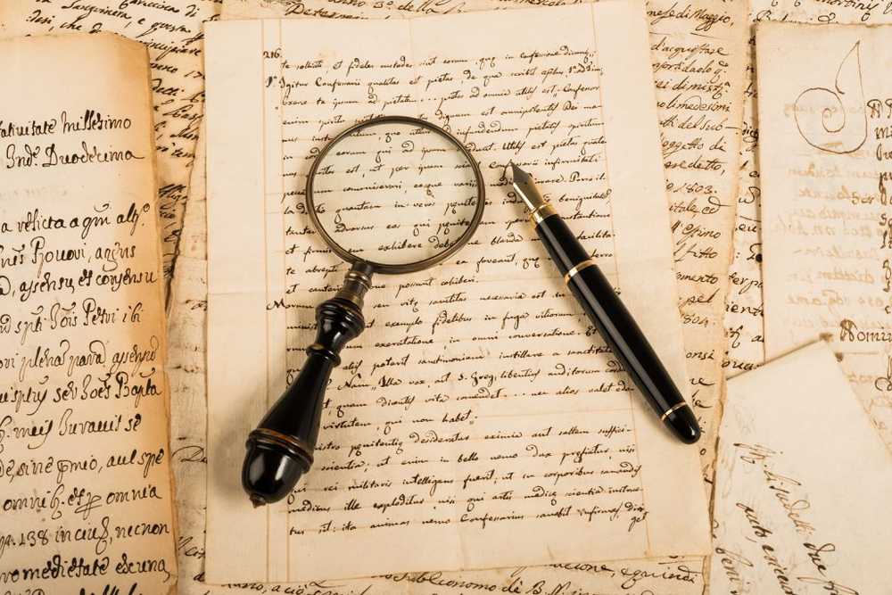 Handwriting reading - analysis, comparison and meaning of individual writing