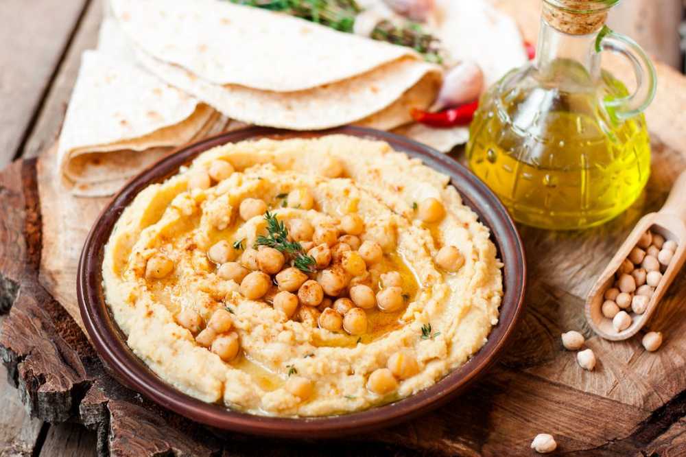 Natuurlijke gezonde hummus met waardevolle mineralen en vitamines / Gezondheid nieuws