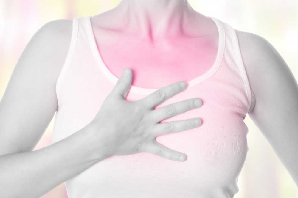 Piercing i bröstet Bröstpiercing / symptom