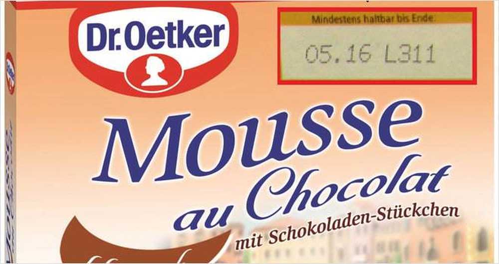 Dr. Oetker kaller mousse au chocolat fra markedet / Helse Nyheter