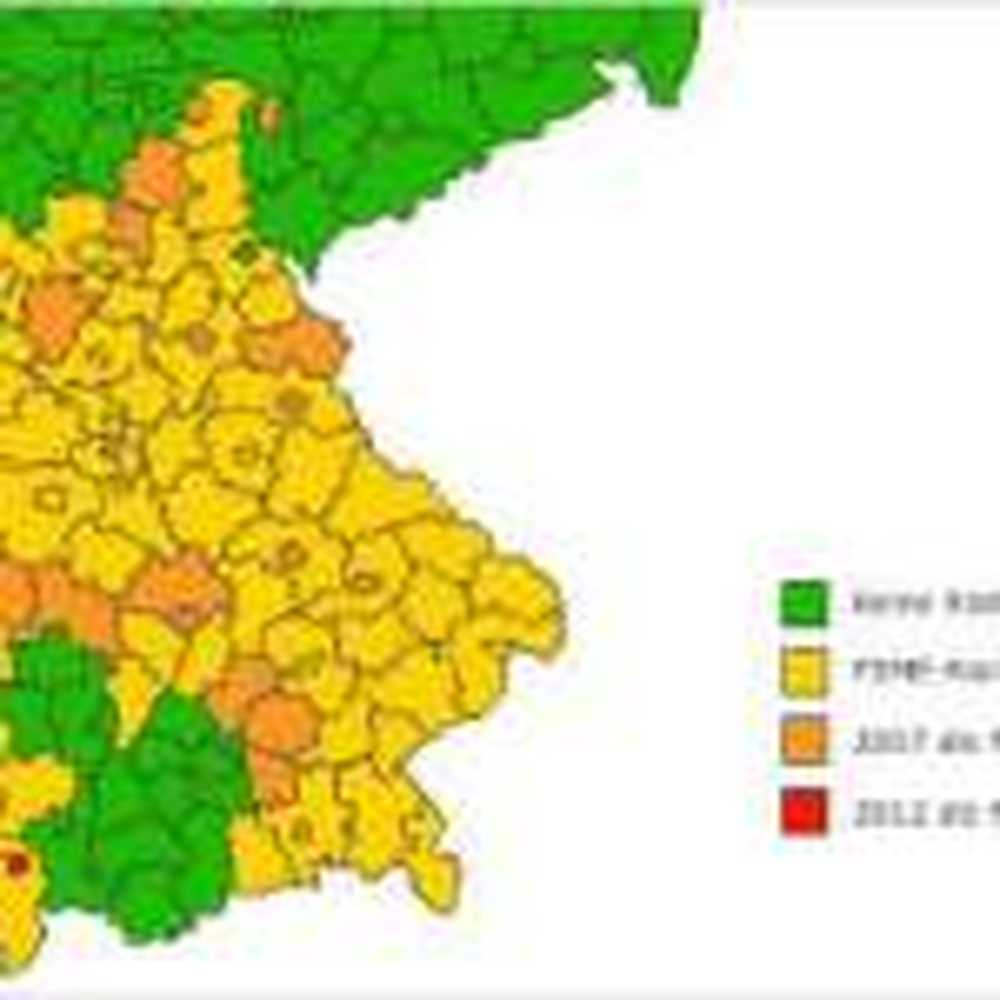 La mappa di FSME Germania mostra un rischio elevato di zecche / Notizie di salute