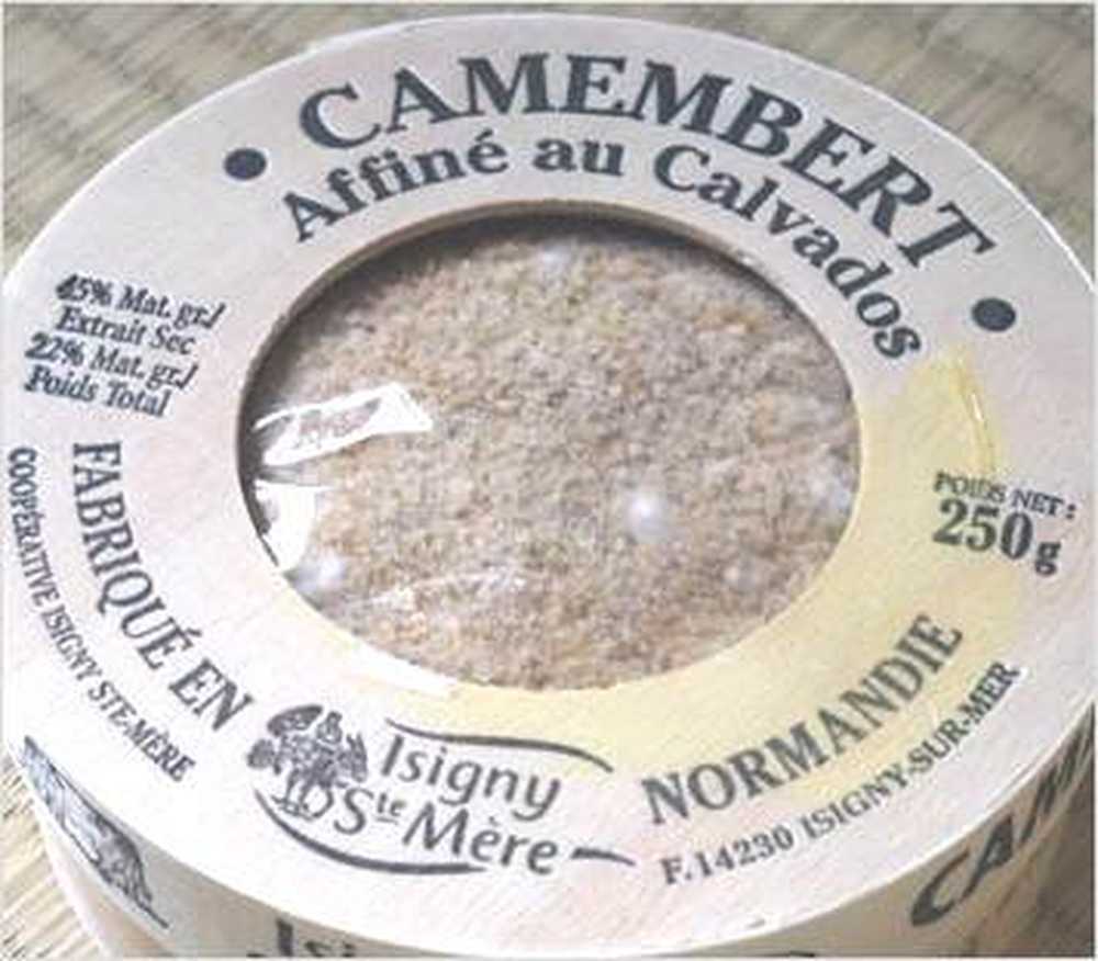 Recalling Coli Bacteria in Camembert Calvados