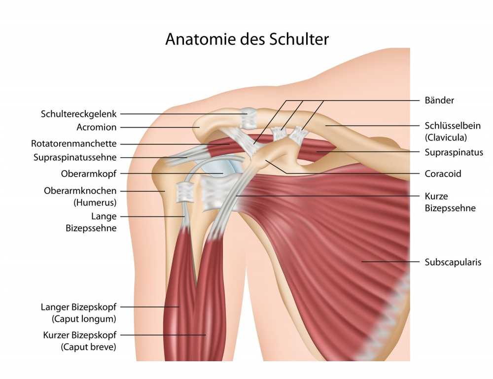 Shoulder stabbing pain in the shoulder joint
