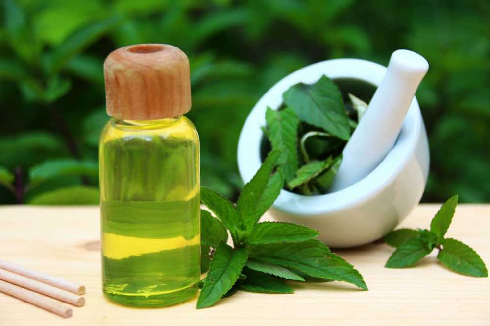 Invece di mal di testa farmaco con olio di menta piperita per il trattamento / Notizie di salute